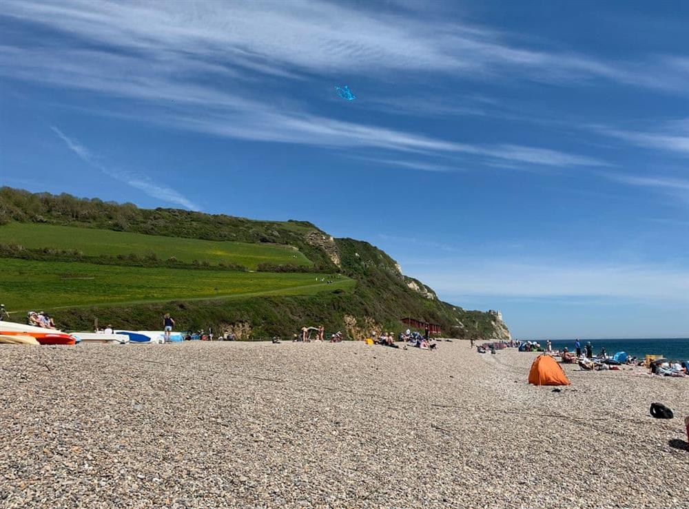 Beach at The Pink House in Branscombe, Cornwall