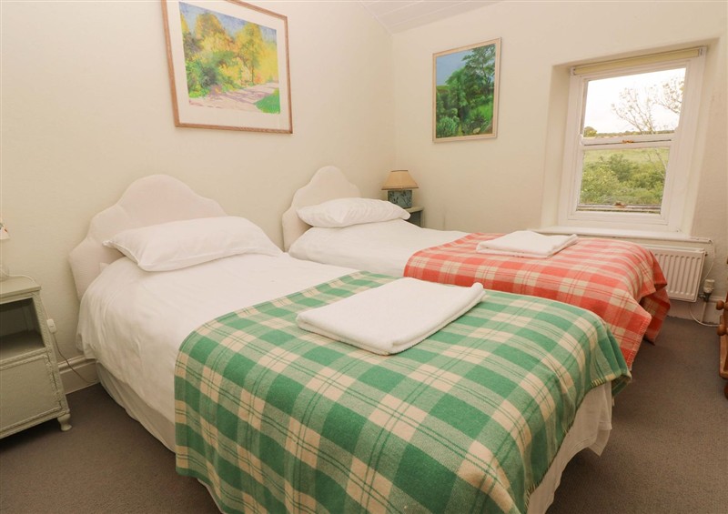 A bedroom in The Pink House at The Pink House, Nine Wells near Solva