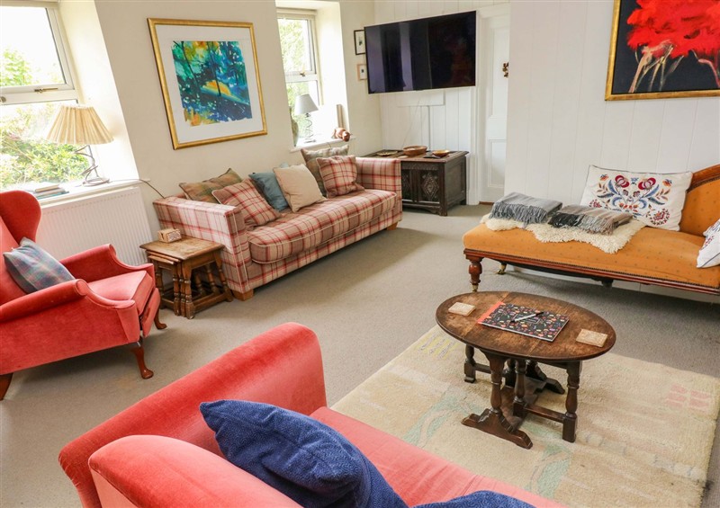 Inside The Pink House at The Pink House, Nine Wells near Solva