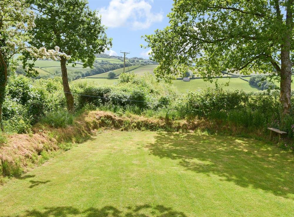 Garden at The Platt in Rezare, near Launceston, Cornwall