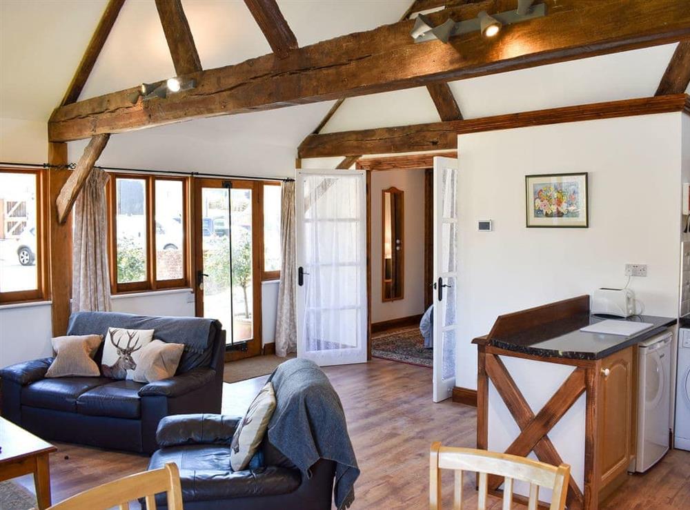Open plan living space (photo 2) at The Plough Shed in Compton, near Chichester, West Sussex