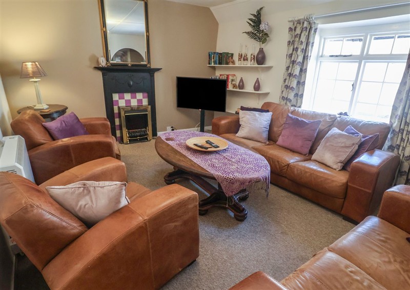 The living area at The Plover, Blakeney