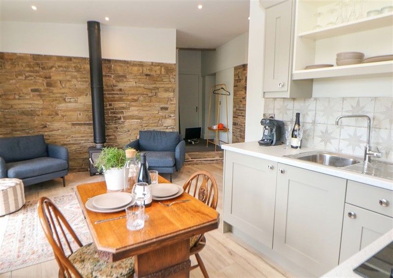The kitchen at The Plucking Shed, Mellor near Marple Bridge