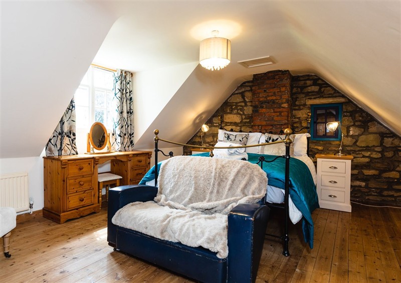 One of the 3 bedrooms at The Poachers Pocket, Whittingham near Powburn