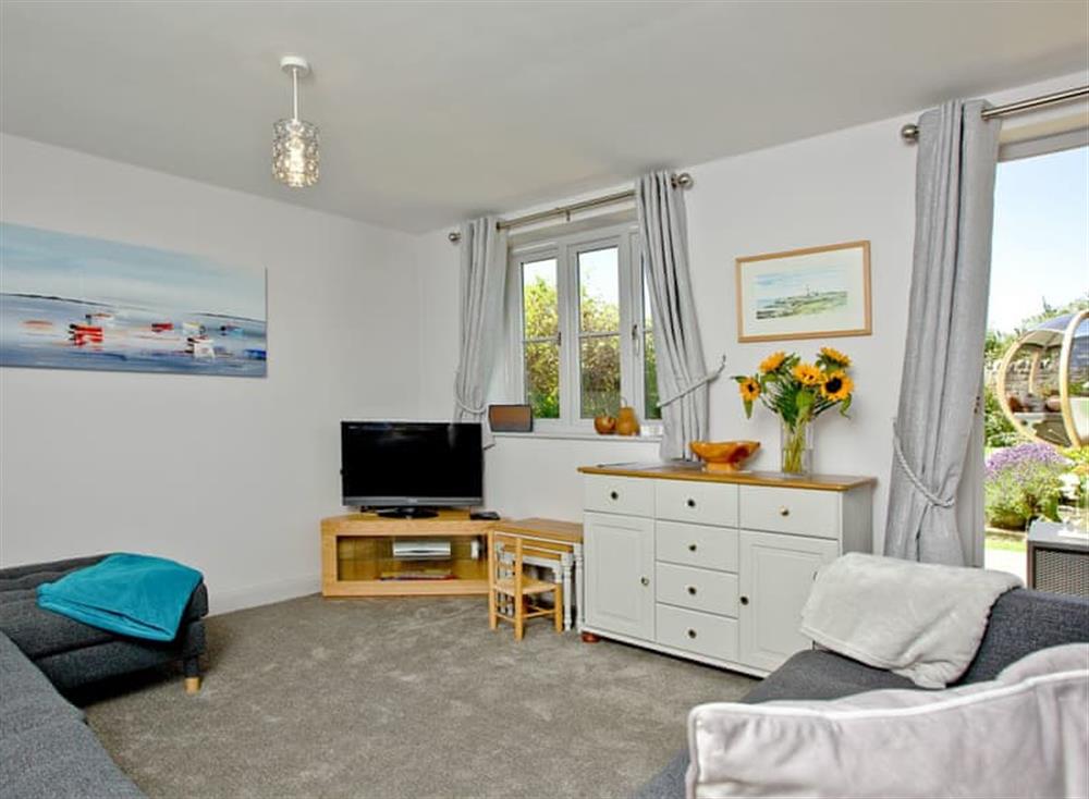 Comfortable living room at The Pod in Weymouth, Dorset