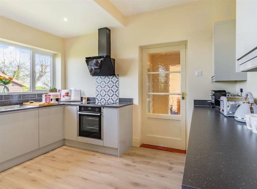 Kitchen area at The Poplars in Catwick, near Beverley, North Humberside