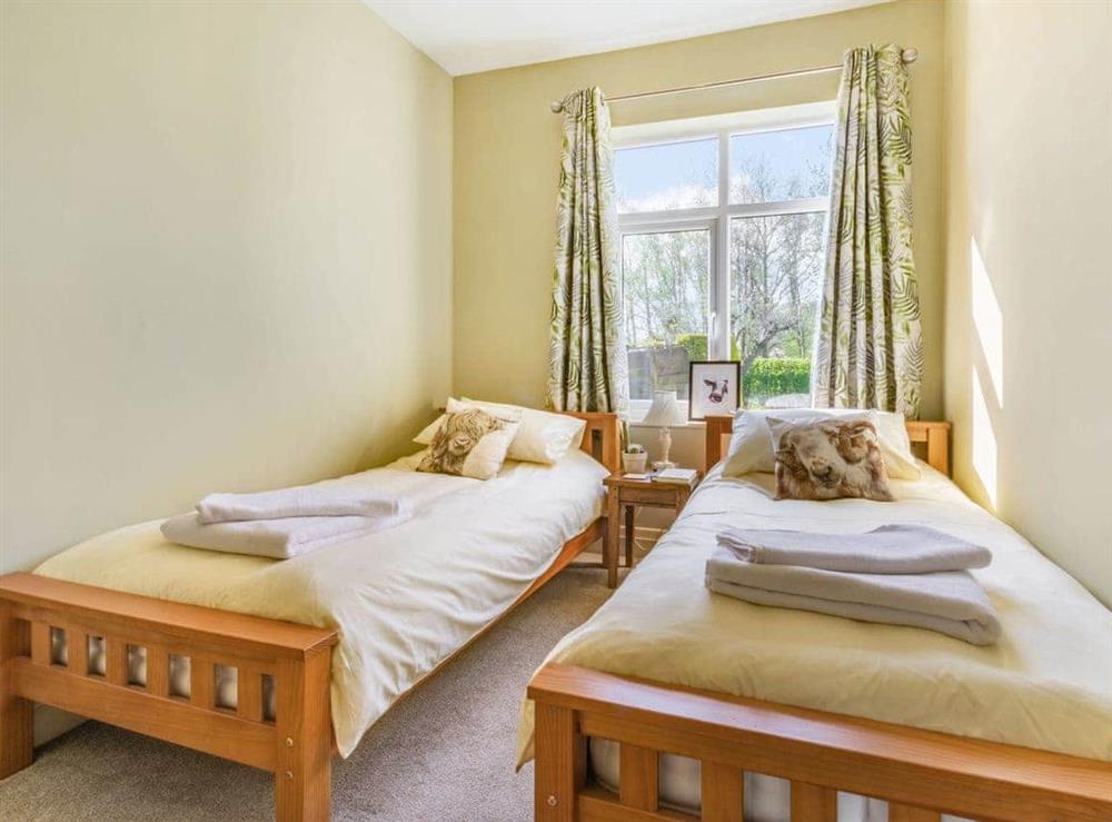Twin bedroom at The Poplars in Catwick, near Beverley, North Humberside