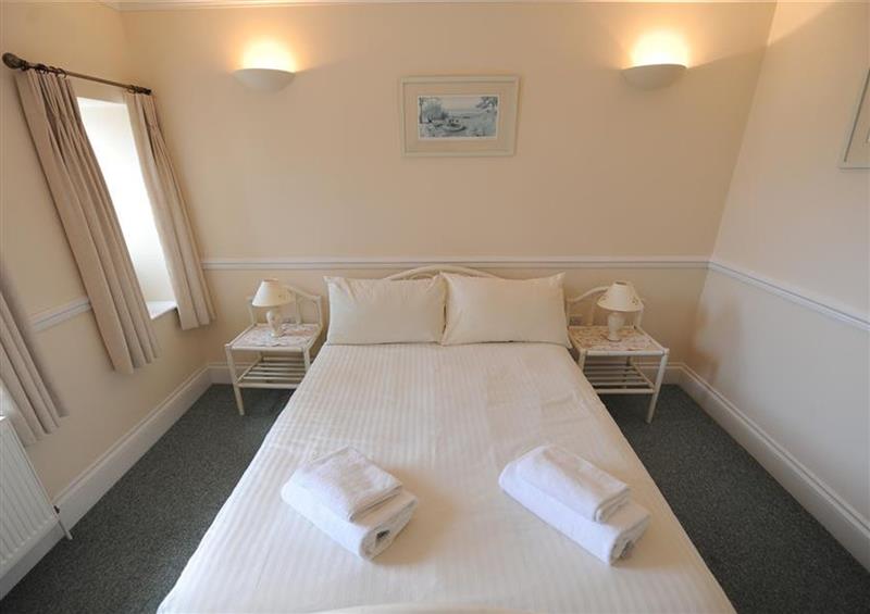 One of the 2 bedrooms at The Portland Suite, Lyme Regis