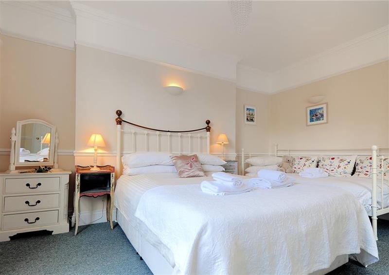 This is a bedroom at The Portland Suite, Lyme Regis