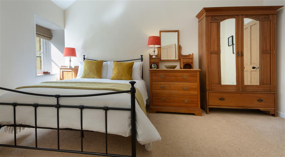 The double bedroom at The Potter's Cottage in Strangford, Downpatrick