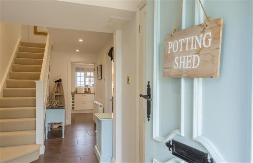 Ground floor: Entrance hallway at The Potting Shed and Bothy, Ringstead near Hunstanton