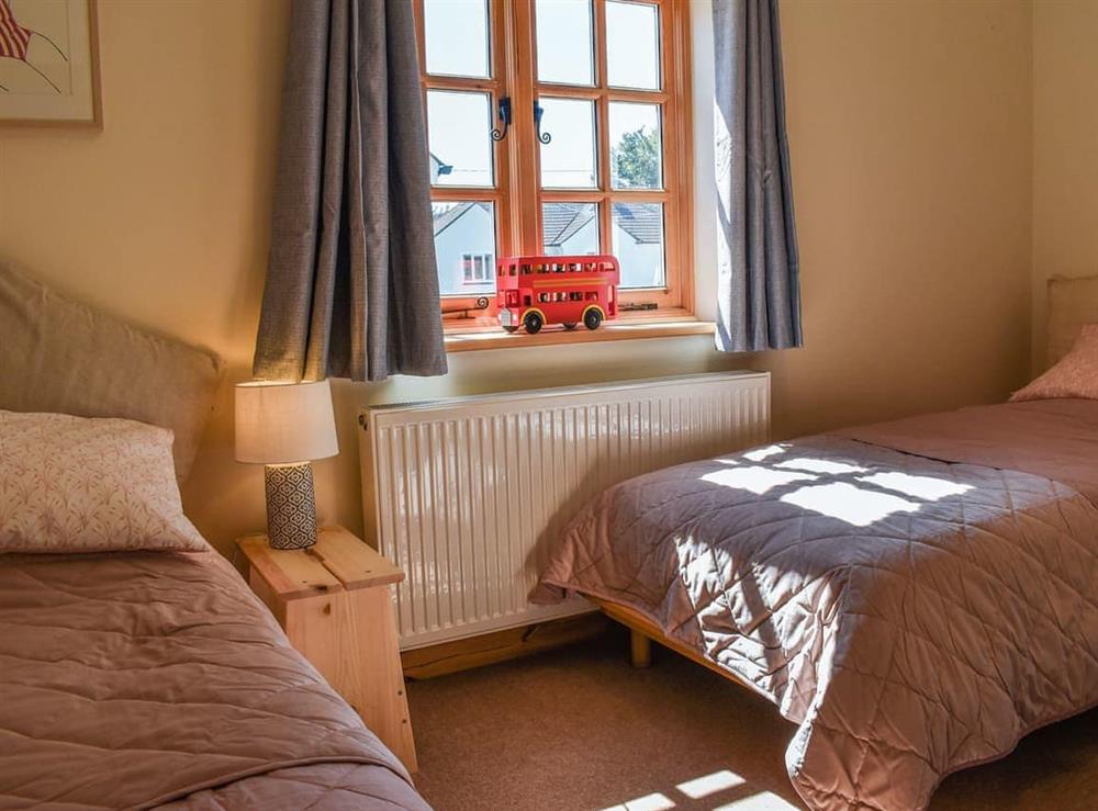 Twin bedroom at The Potting Shed in Charlestown and Duporth, Cornwall