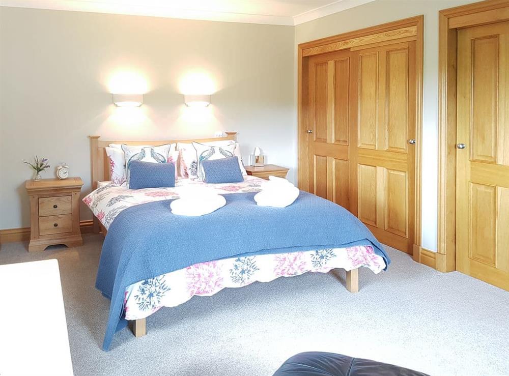 Spacious double bedroom at The Potting Shed in Leswalt, near Stranraer, Dumfries & Galloway, Wigtownshire