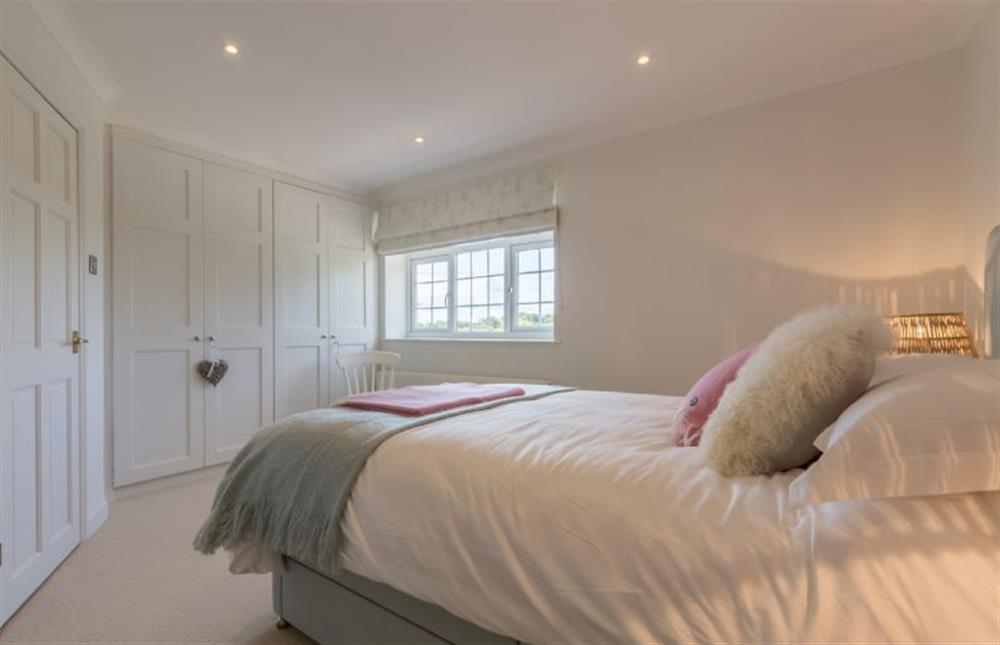 First floor: Master bedroom has views to the front  at The Potting Shed, Ringstead near Hunstanton