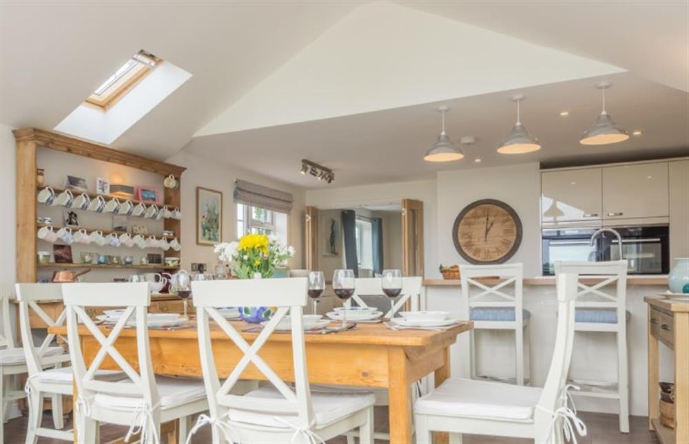 Ground floor: Dining area, perfect for good conversations over supper at The Potting Shed, Ringstead near Hunstanton