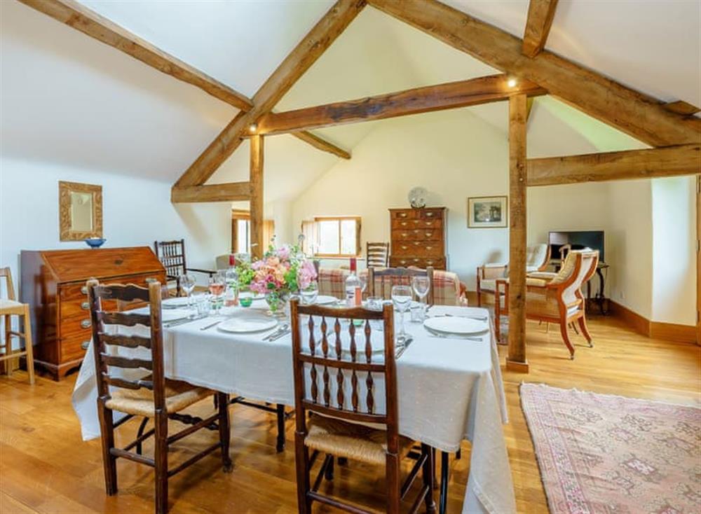 Characterful exposed wood beams