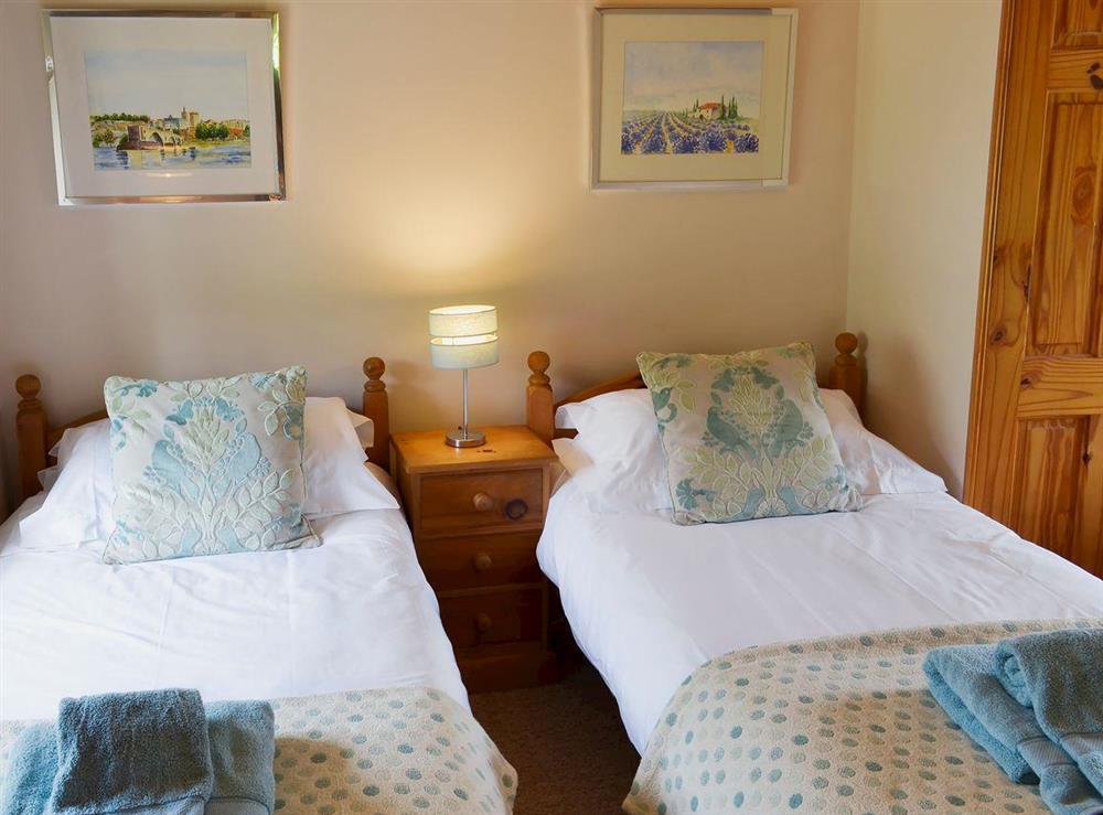 Twin bedroom at The Pound House in Blagdon, Nr Paignton, South Devon., Great Britain