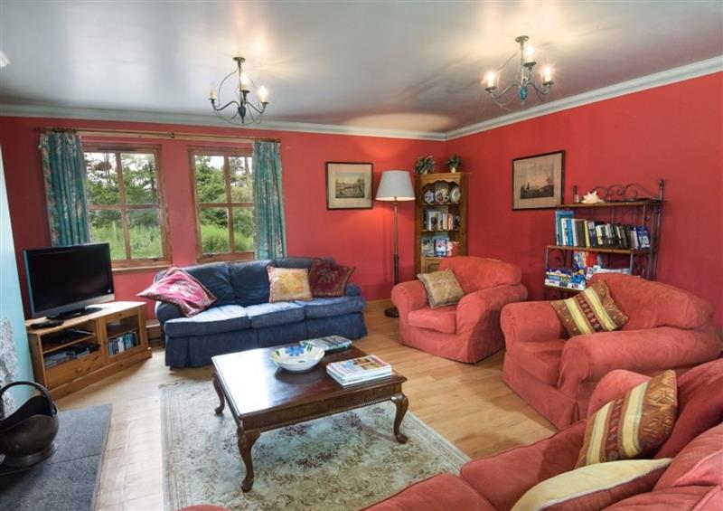 Enjoy the living room at The Press House, Tomatin
