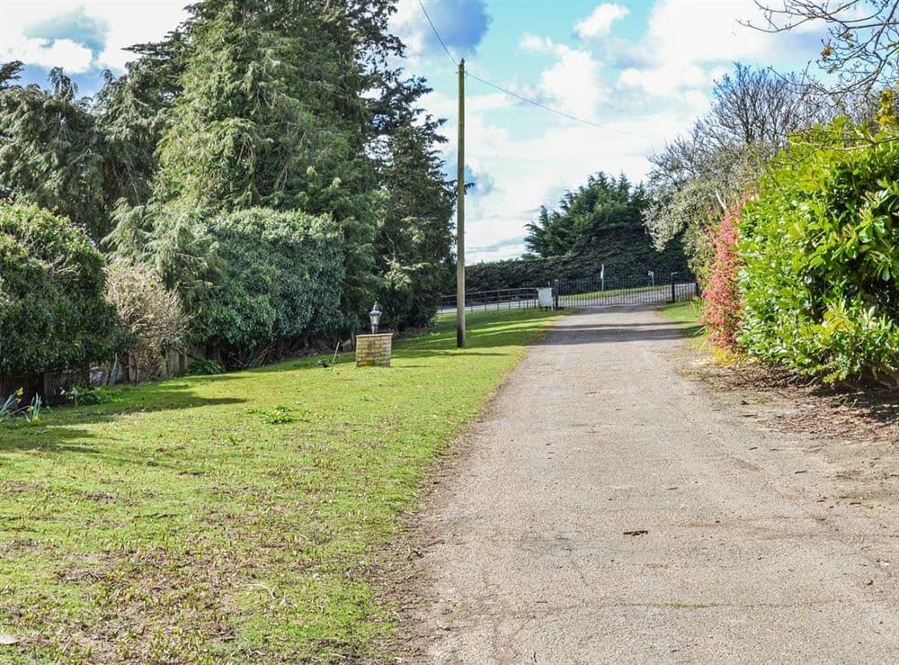 Driveway at The Pump House in Cawston, Norfolk