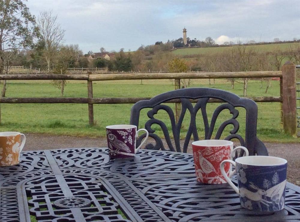 Enjoy breakfast sat out in the fresh West Country air