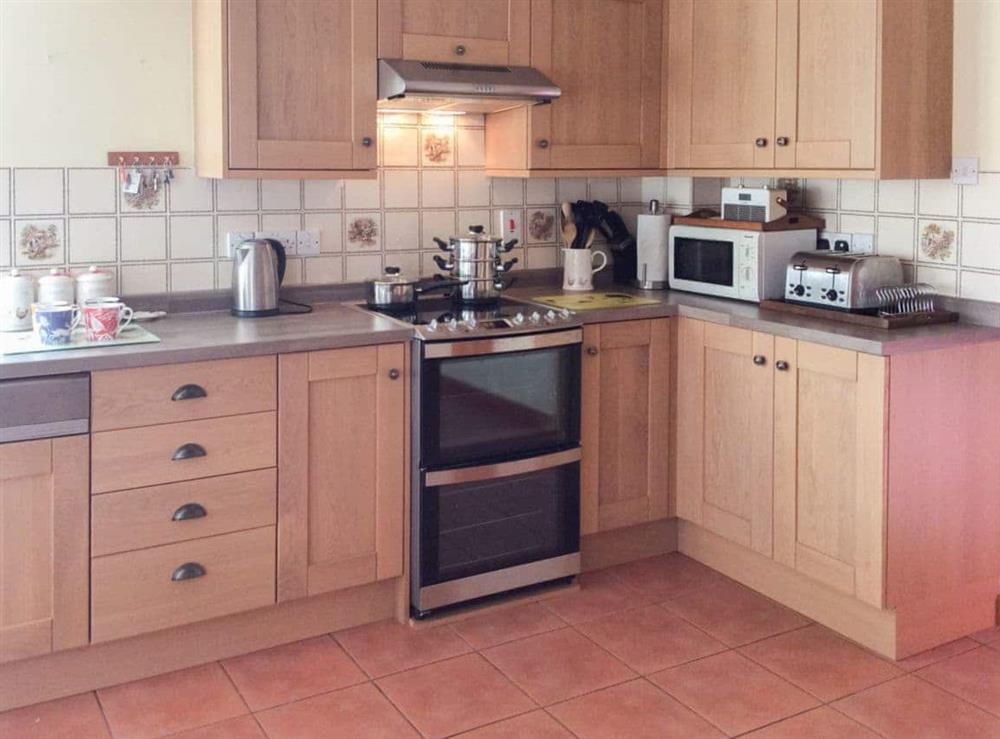 Well-appointed and well-fitted kitchen at The Pump House in Hawkesbury Upton, Avon