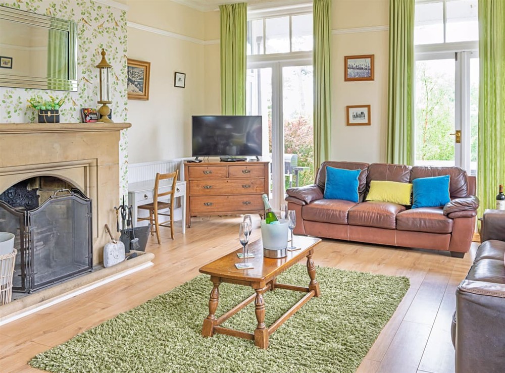 Living area at The Pump House in Stanhope, Durham