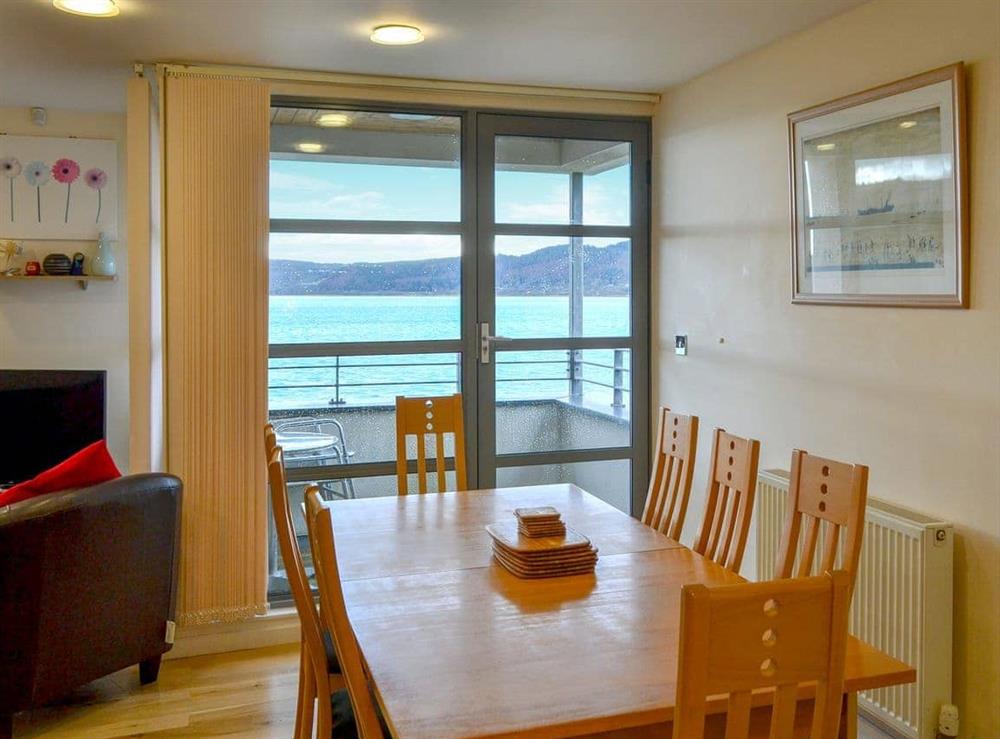 Dining area at The Quay in Red Wharf Bay,  Anglesey., Gwynedd