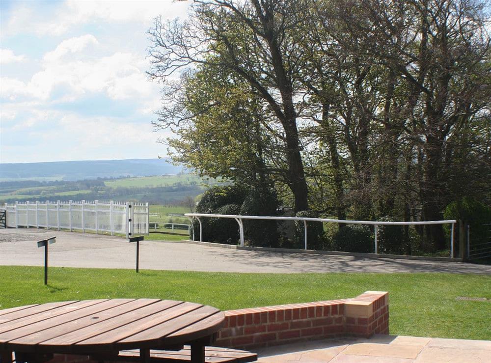 Watch the raceday unfold from the comfort of the table and chairs at The Racecourse Lodge in Hexham, Northumberland