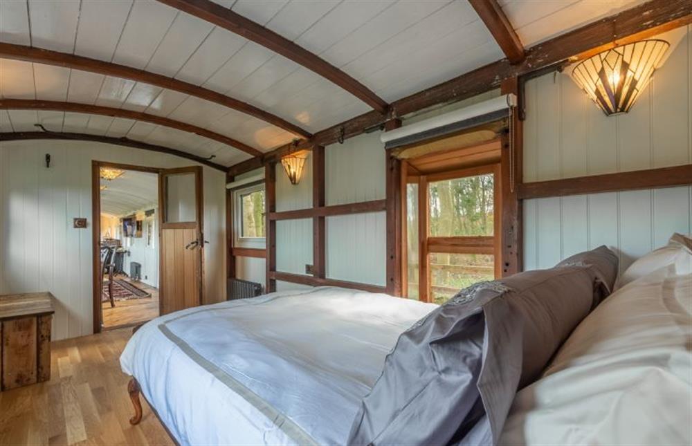 Ground Floor: Bedside view at The Railway Carriage, Melton Constable