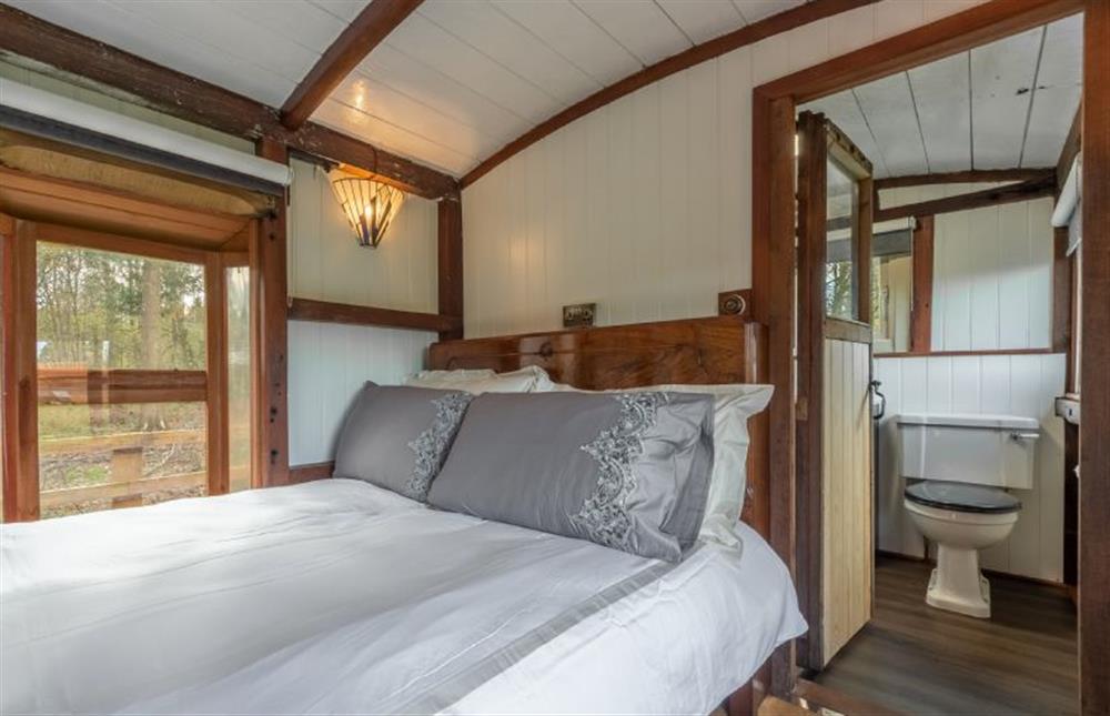 Ground floor: Through to the en-suite at The Railway Carriage, Melton Constable