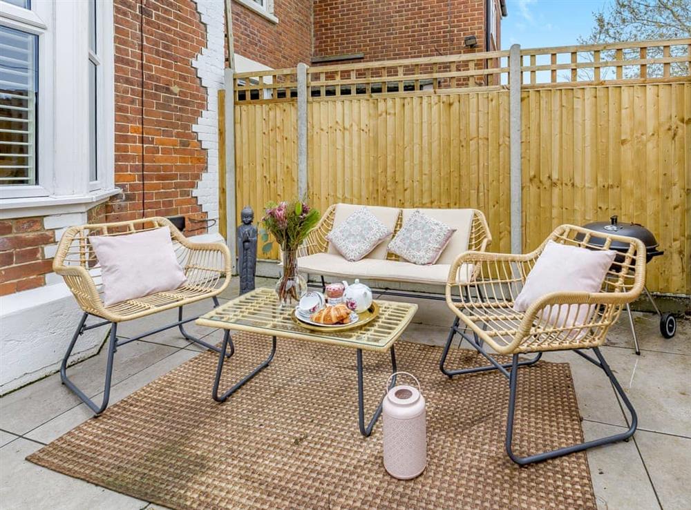 Outdoor area at The Railway Cottage in Whitstable, Kent