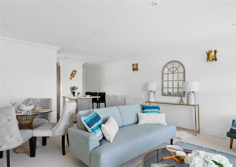 The living area at The Renoir Sea View Suite, Torquay