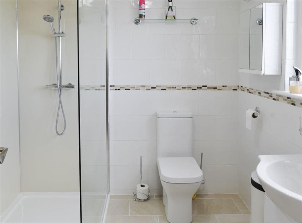 En-suite shower room at The Retreat in Hunmanby, near Filey, North Yorkshire