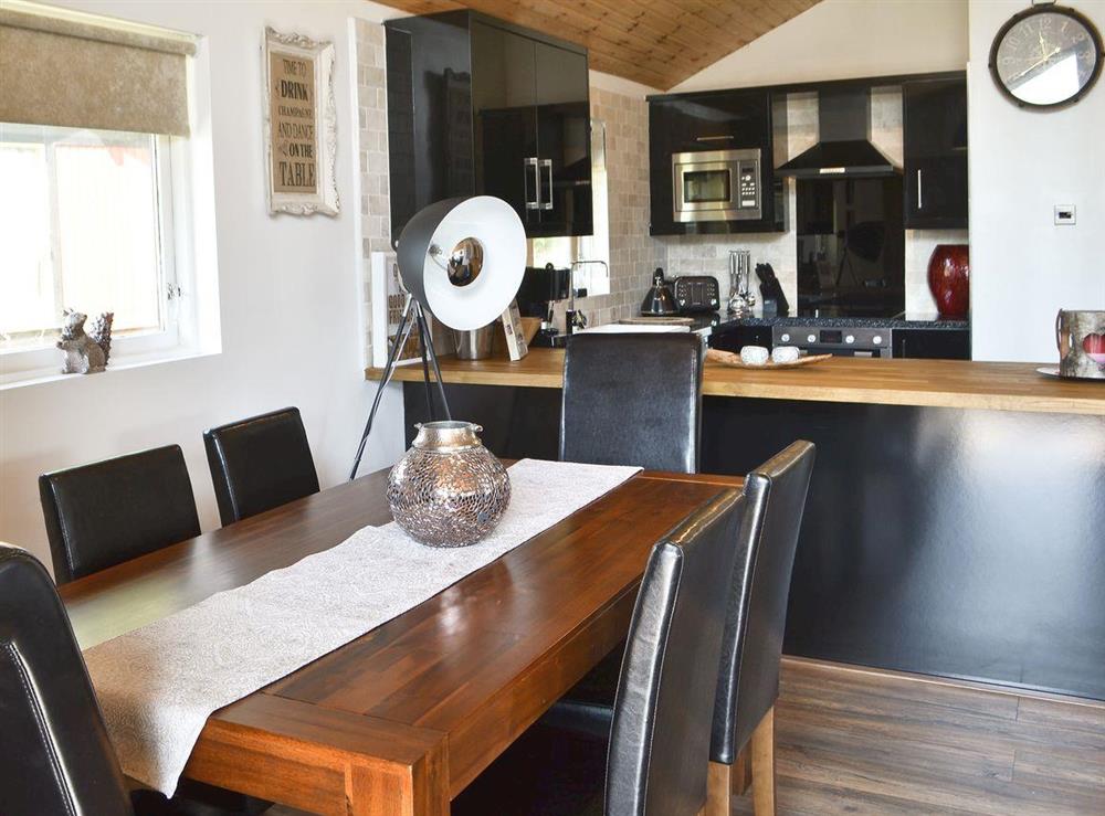 Ideal kitchen/ dining area at The Retreat in Otterburn, near Bellingham, Northumberland