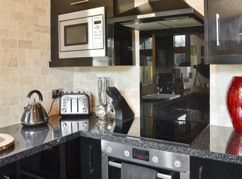 Well equipped kitchen at The Retreat in Otterburn, near Bellingham, Northumberland