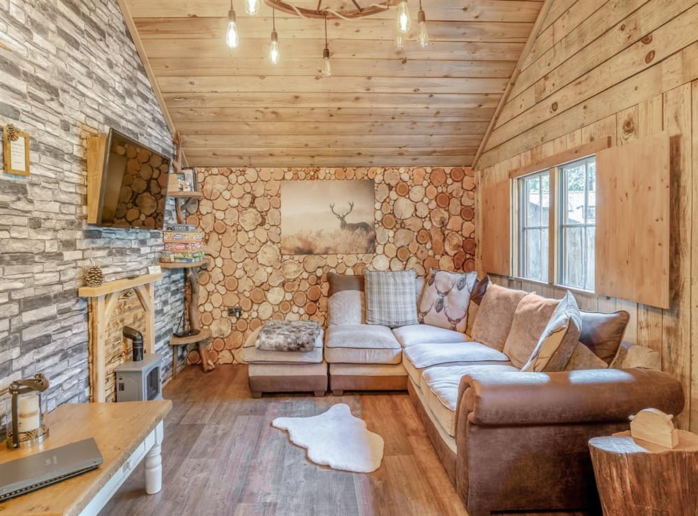 Living area at The Retreat in Ringwood, New Forest, Hampshire
