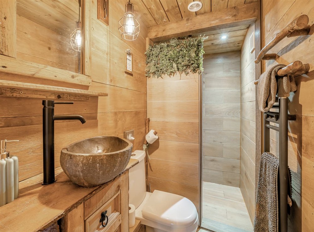Shower room at The Retreat in Ringwood, New Forest, Hampshire