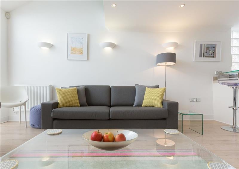 Enjoy the living room at The Retreat, St Ives
