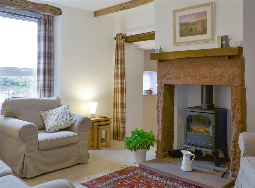 Living room at The Retreat in Sunderland, near Cockermouth, Cumbria