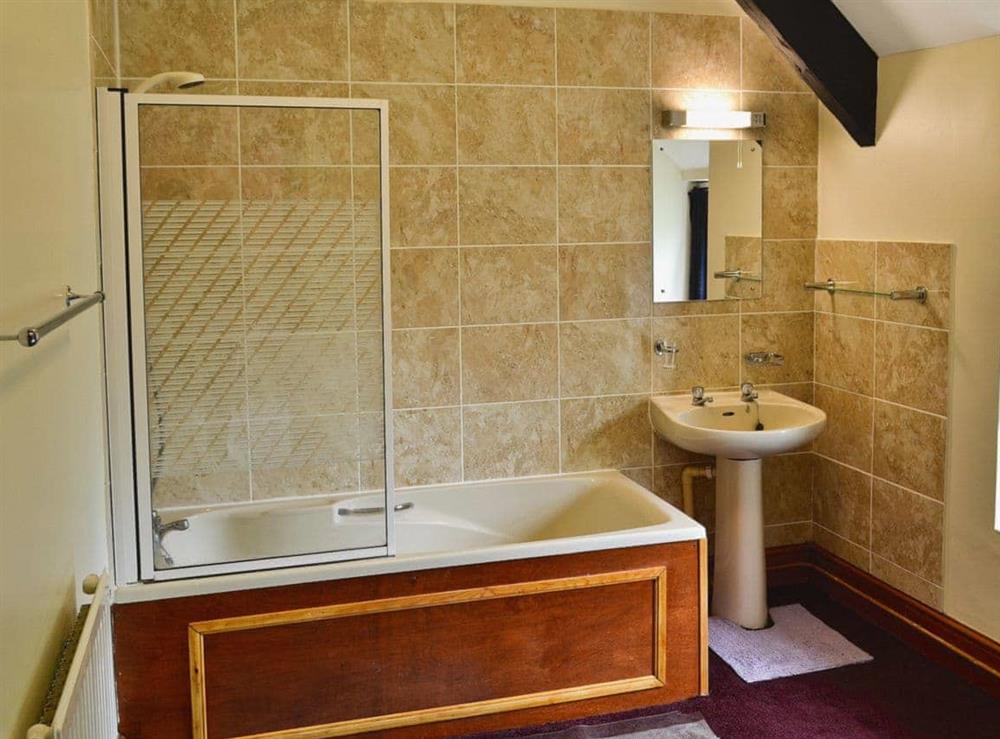 Bathroom at The Retreat in Uploders, Bridport, Dorset., Great Britain