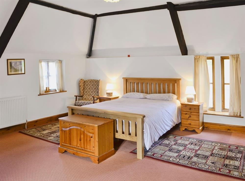 Double bedroom at The Retreat in Uploders, Bridport, Dorset., Great Britain