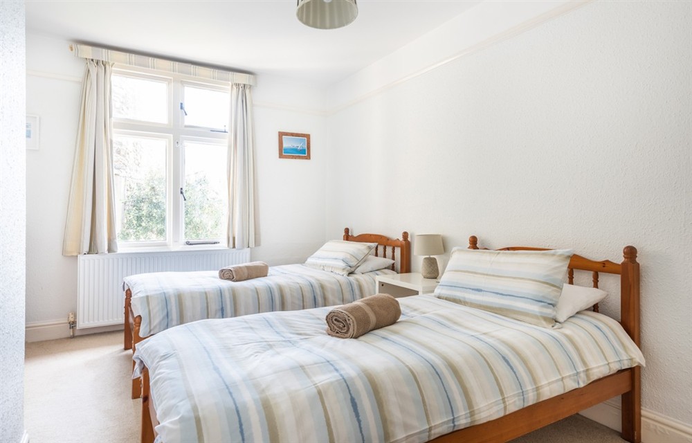 This is a bedroom at The Ridings in Salcombe
