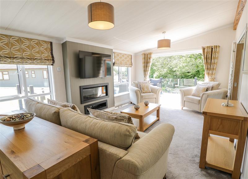 Enjoy the living room at The Rivendale Lodge, Pwllheli