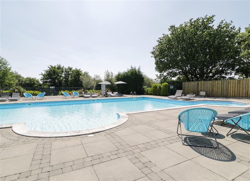 There is a swimming pool at The Rivendale Lodge, Pwllheli