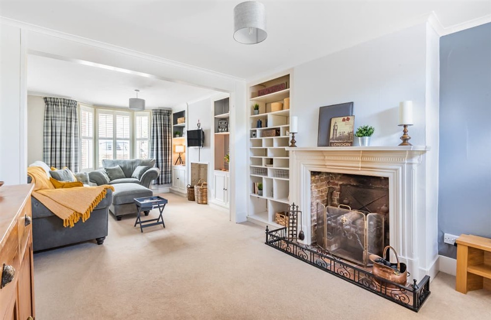 Living area at The River House in Arundel, West Sussex