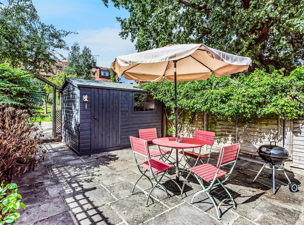Outdoor area at The River House in Arundel, West Sussex