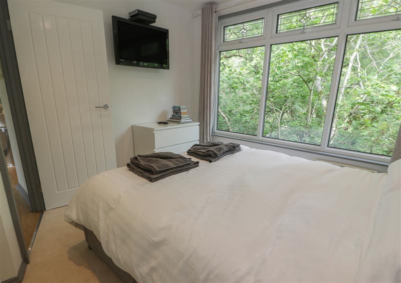 This is a bedroom at The River Lodge, Kilninver near Oban