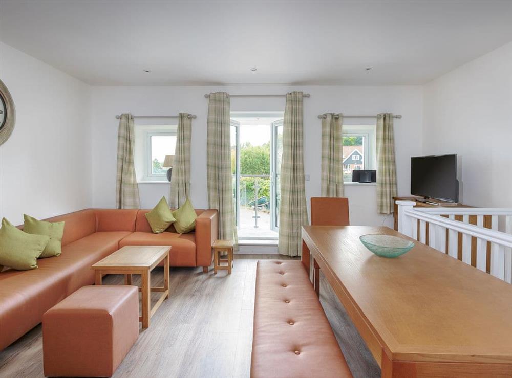 Light and airy open-plan living space at Greylag Goose, 