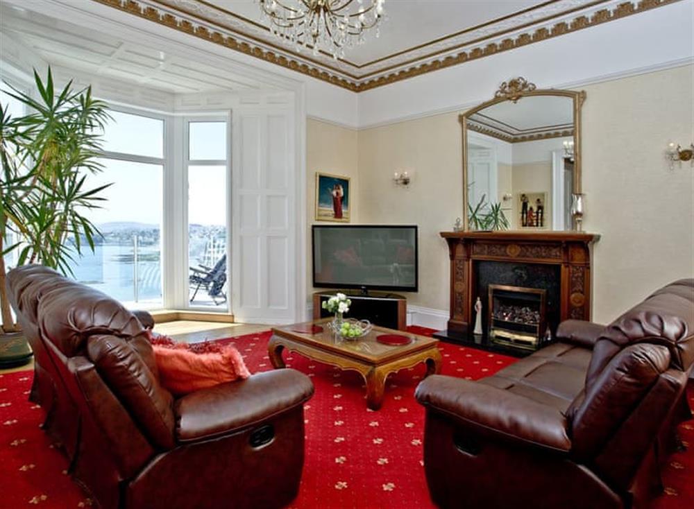 Living room at The Riviera Mansion in , Torquay