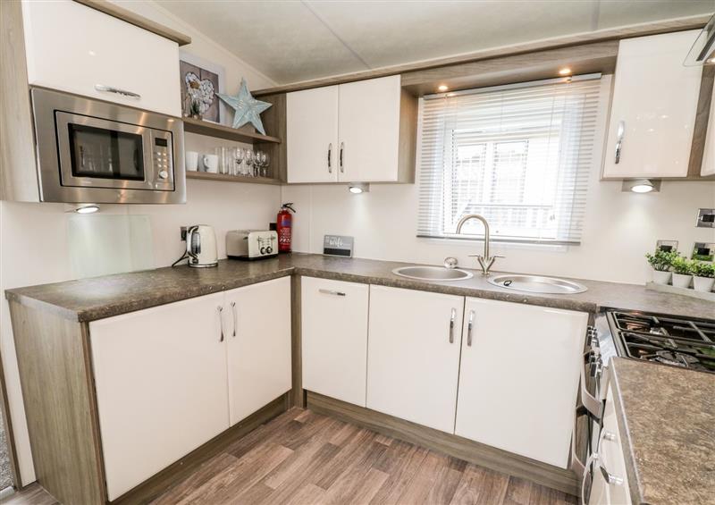 This is the kitchen at The Rodley Pines, Cayton